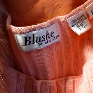 Long Pink knit drress